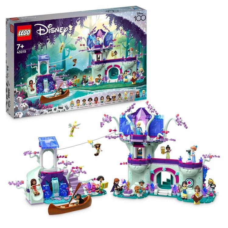 Produktbild: LEGO | Disney 43215 Das verzauberte Baumhaus Prinzessin Set mit Mini-Puppen