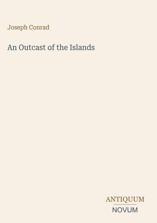 Produktbild: An Outcast of the Islands
