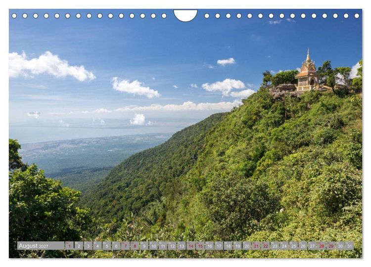 Produktbild: KAMBODSCHA - Im Reich der Khmer (Wandkalender 2027 DIN A4 quer), CALVENDO Monatskalender