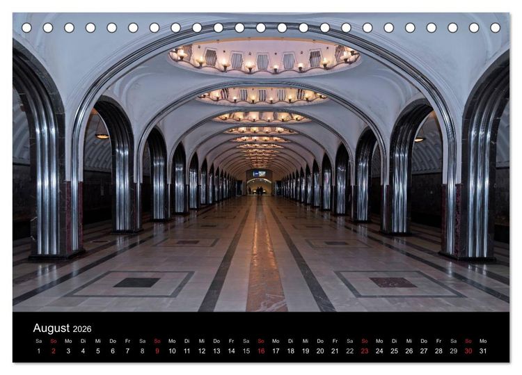 Produktbild: Moskau (Tischkalender 2026 DIN A5 quer), CALVENDO Monatskalender