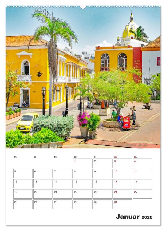 Produktbild: Reise durch Mittelamerika - Urlaubsplaner (hochwertiger Premium Wandkalender 2026 DIN A2 hoch), Kunstdruck in Hochglanz
