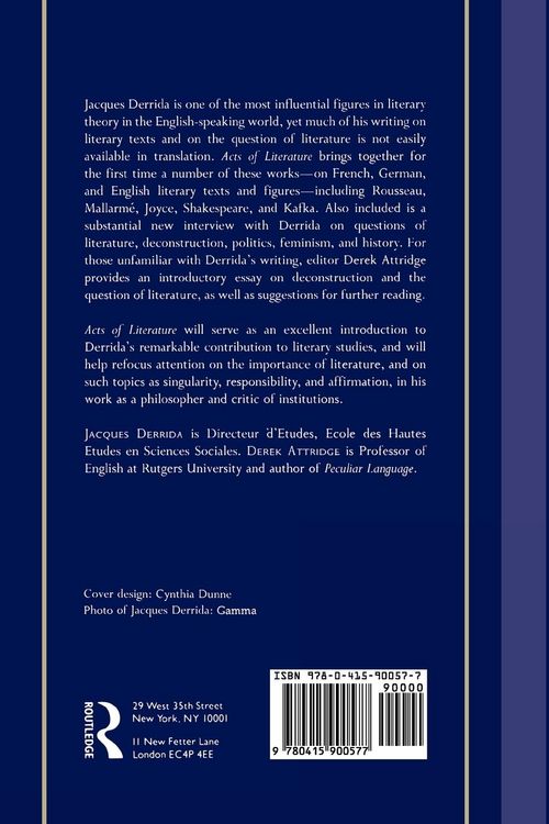 Produktbild: Acts of Literature