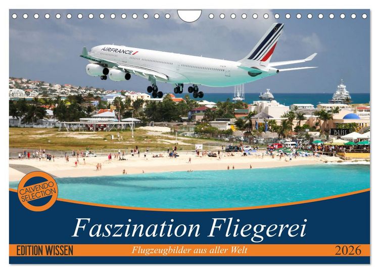 Produktbild: Faszination Fliegerei (Wandkalender 2026 DIN A4 quer), CALVENDO Monatskalender