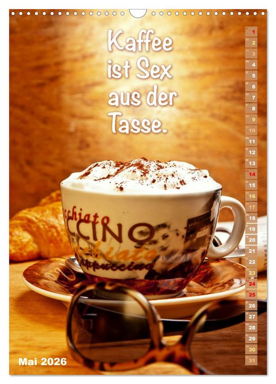Produktbild: Kaffeestunde: Die Welt der Baristas (Wandkalender 2026 DIN A3 hoch), CALVENDO Monatskalender