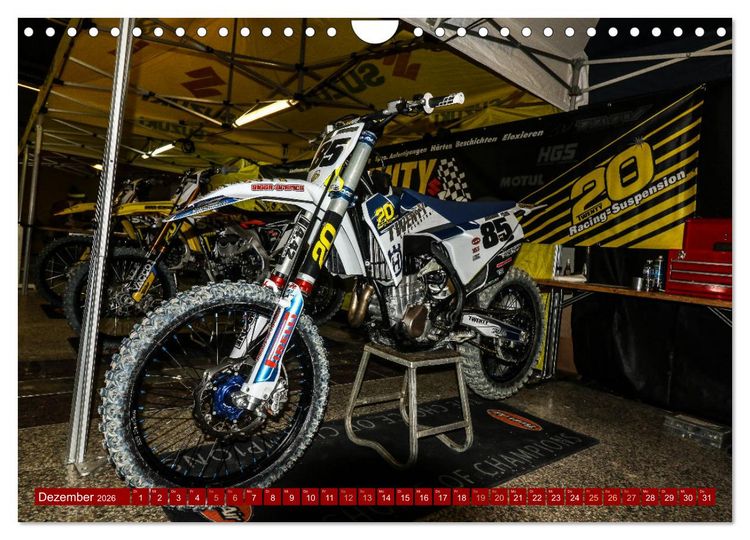 Produktbild: Dirtbikes - pure technique (Wandkalender 2026 DIN A4 quer), CALVENDO Monatskalender
