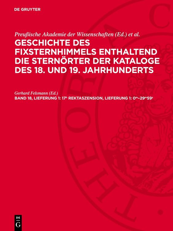 Produktbild: 17h Rektaszension, Lieferung 1: 0m&ndash;29m59s