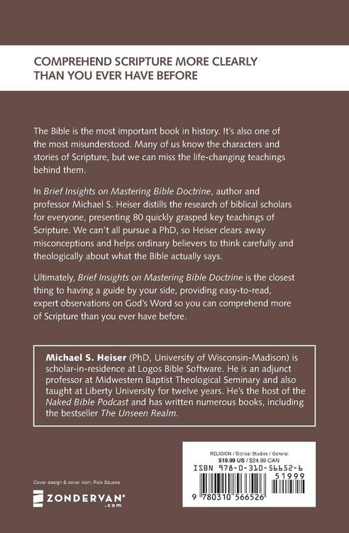 Produktbild: The Brief Insights on Mastering Bible Doctrine