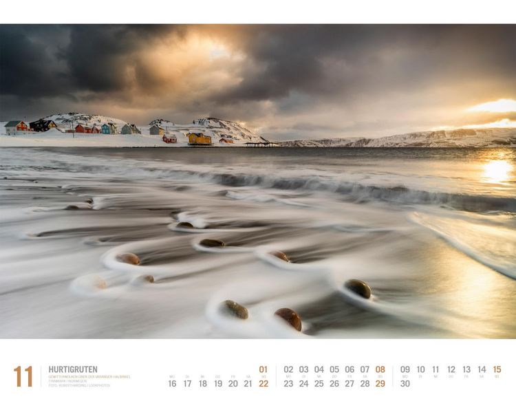 Produktbild: Hurtigruten Kalender 2026 | Unterwegs zwischen Bergen und Kirkenes