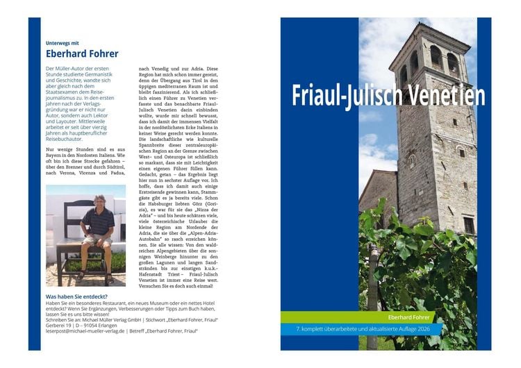 Produktbild: MICHAEL M&Uuml;LLER Reisef&uuml;hrer Friaul-Julisch Venetien