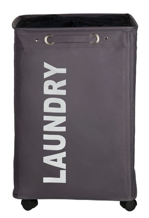 Produktbild: W&auml;schesammler Mod. Quadro Grau, Fassungsverm&ouml;gen: 79 Liter