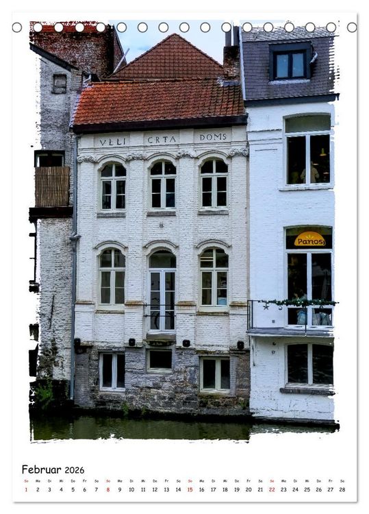 Produktbild: Gent Flanderns Perle (Tischkalender 2026 DIN A5 hoch), CALVENDO Monatskalender