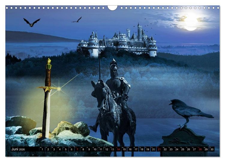 Produktbild: Mystische Vollmondn&auml;chte (Wandkalender 2026 DIN A3 quer), CALVENDO Monatskalender