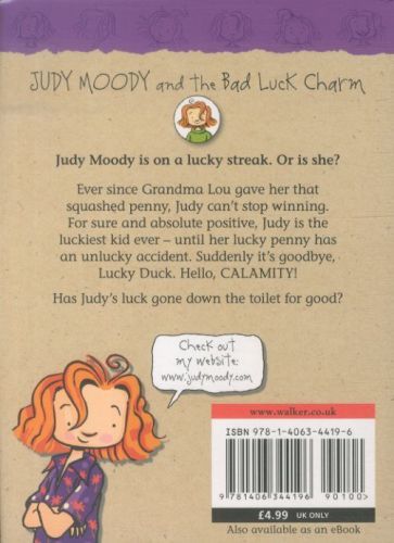 Produktbild: McDonald, M: Judy Moody and the Bad Luck Charm