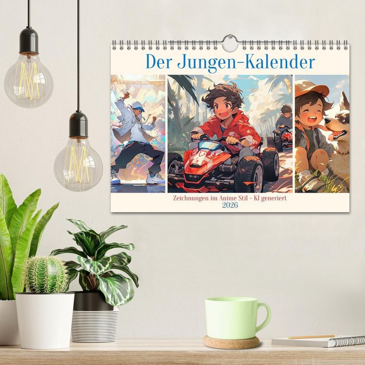 Produktbild: Der Jungen-Kalender (Wandkalender 2026 DIN A4 quer), CALVENDO Monatskalender