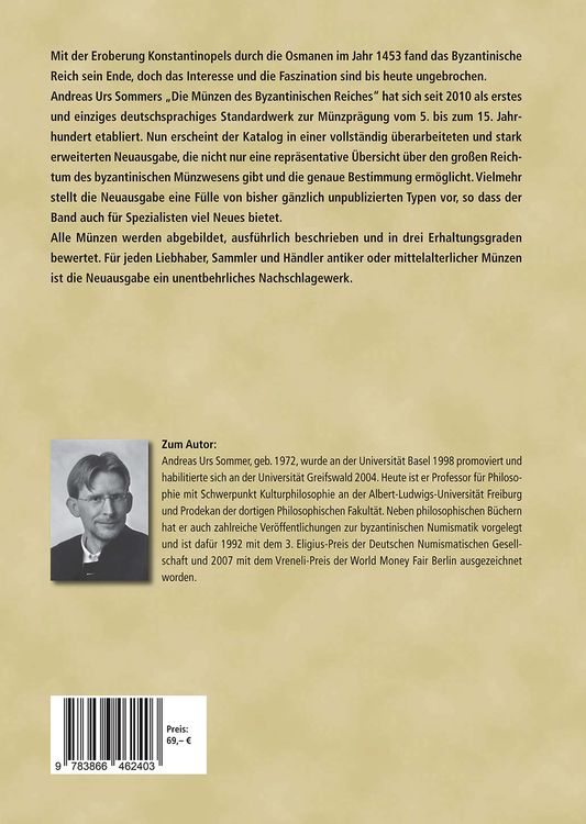 Produktbild: Die M&uuml;nzen des Byzantinischen Reiches 491-1453