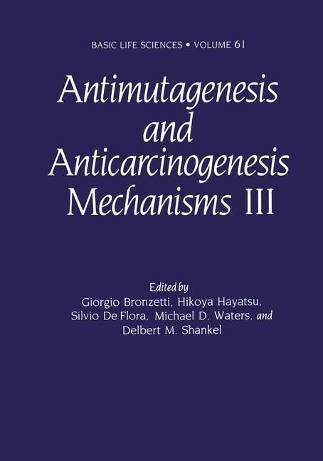 Produktbild: Antimutagenesis and Anticarcinogenesis Mechanisms III
