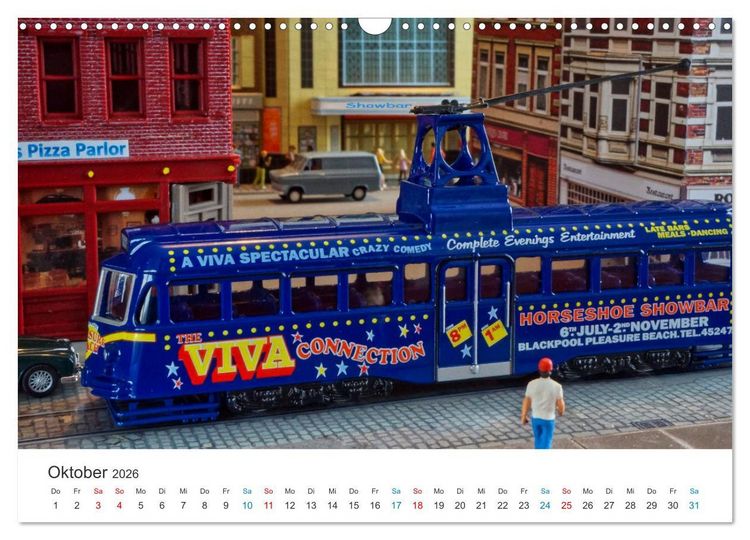 Produktbild: Miniaturbahnen international (Wandkalender 2026 DIN A3 quer), CALVENDO Monatskalender