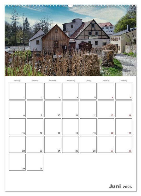 Produktbild: Radeberg und die Schl&ouml;sser im R&ouml;dertal (Wandkalender 2026 DIN A2 hoch), CALVENDO Monatskalender