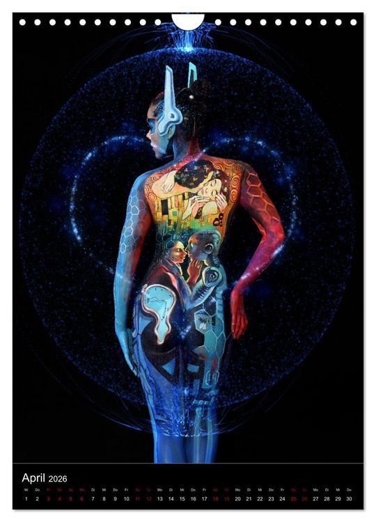 Produktbild: World Bodypainting Festival: Generation NEXT (Wandkalender 2026 DIN A4 hoch), CALVENDO Monatskalender