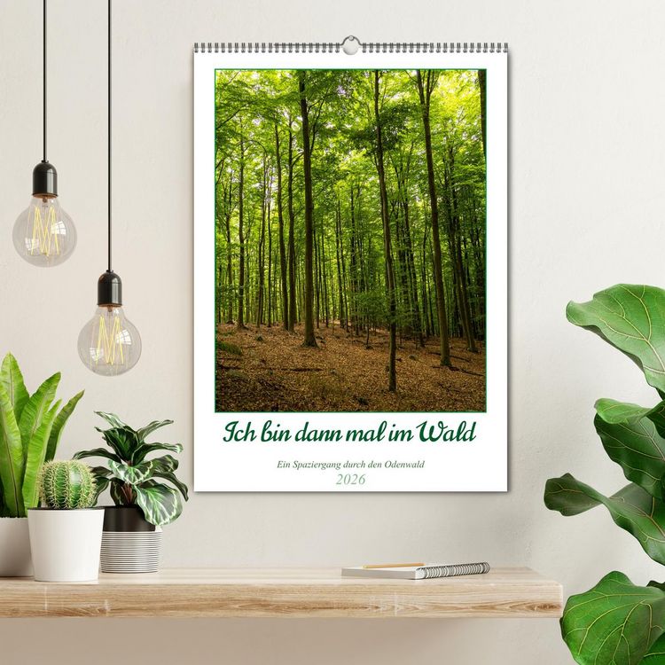 Produktbild: Ich bin dann mal im Wald (Wandkalender 2026 DIN A2 hoch), CALVENDO Monatskalender