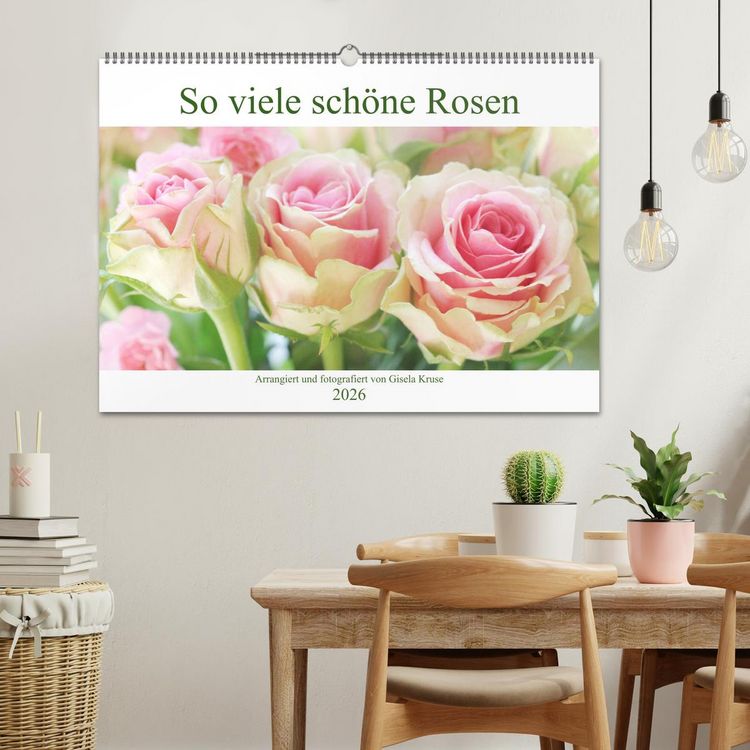 Produktbild: So viele sch&ouml;ne Rosen (Wandkalender 2026 DIN A2 quer), CALVENDO Monatskalender
