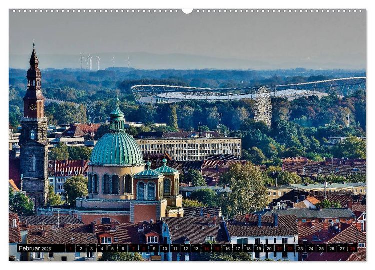Produktbild: Hannover - Luftige Einblicke (Wandkalender 2026 DIN A2 quer), CALVENDO Monatskalender