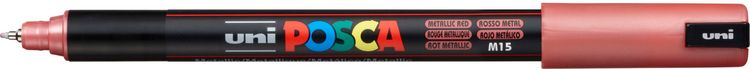 Produktbild: Acrylmarker Posca PC-1MR rot metallic