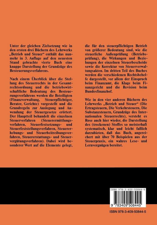 Produktbild: Grundz&uuml;ge des Besteuerungsverfahrens