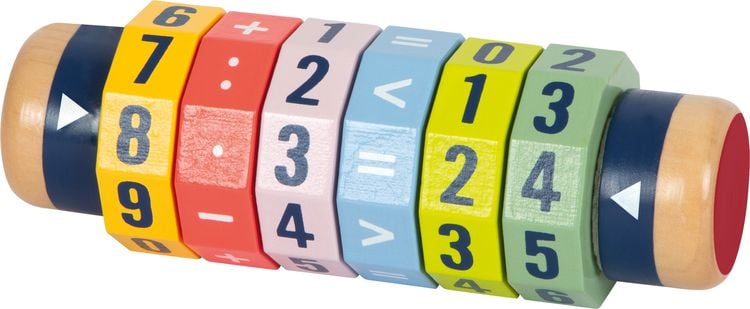 Produktbild: Small foot 10527 - Rechenrolle Kleines 1x1, Mathe-Lernspiel, play & learn, Holz