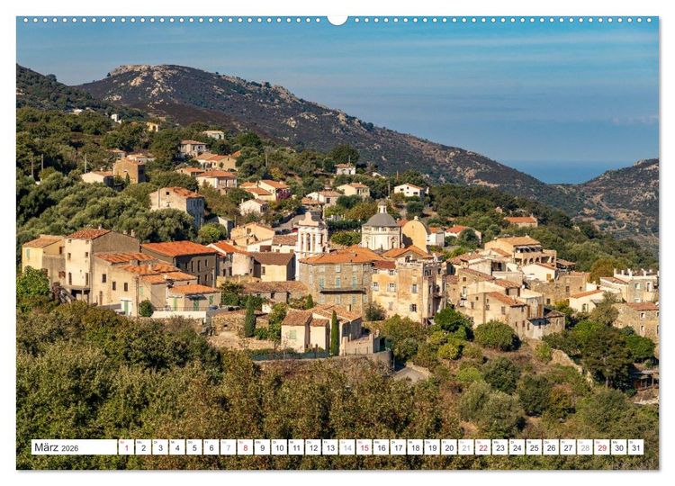 Produktbild: Korsika - Calvi und die Balagne (Wandkalender 2026 DIN A2 quer), CALVENDO Monatskalender