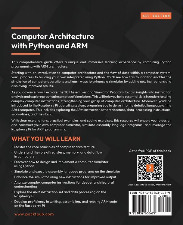 Produktbild: Computer Architecture with Python and ARM