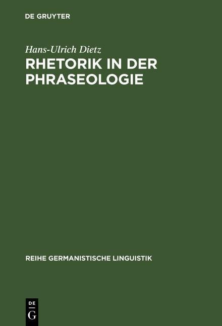 Produktbild: Rhetorik in der Phraseologie