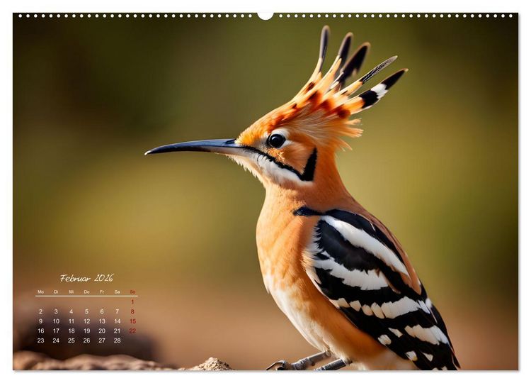 Produktbild: Afrikas vielf&auml;ltige Vogelwelt (Wandkalender 2026 DIN A2 quer), CALVENDO Monatskalender