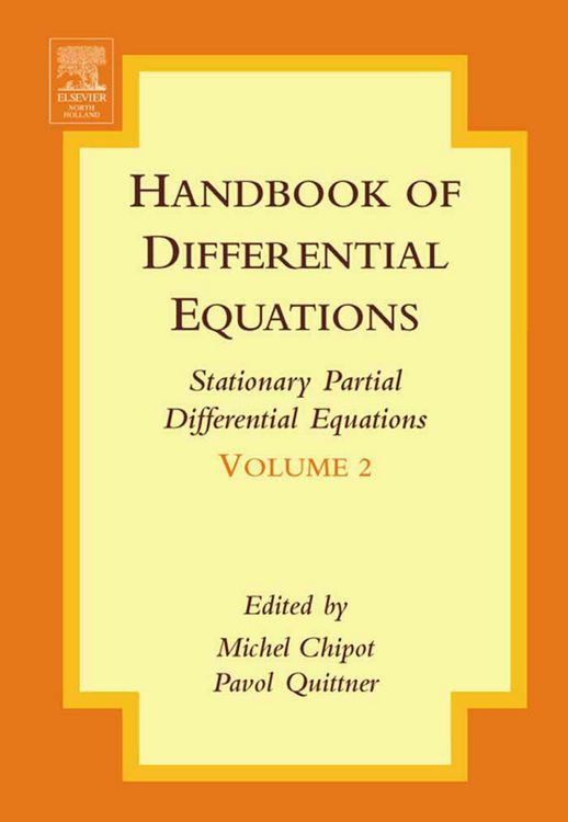 Produktbild: Handbook of Differential Equations