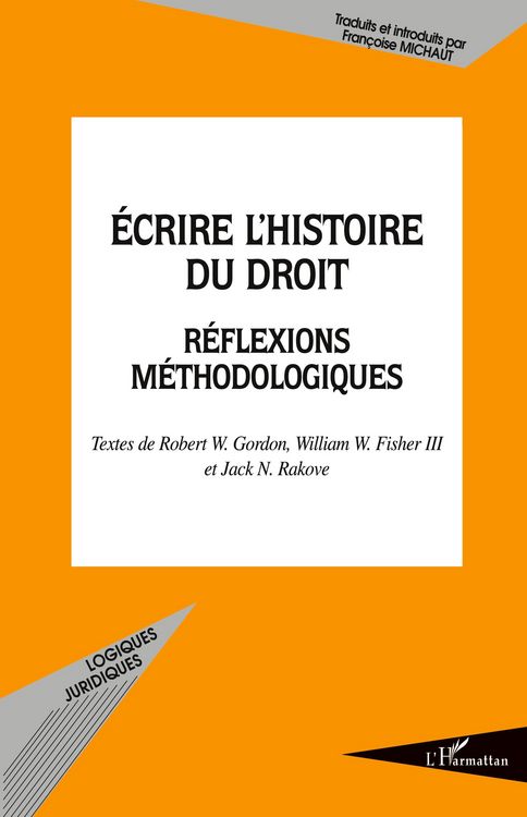 Produktbild: Ecrire l'histoire du droit