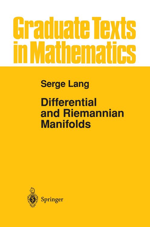 Produktbild: Differential and Riemannian Manifolds