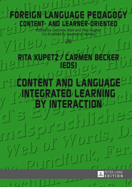 Produktbild: Content and Language Integrated Learning by Interaction