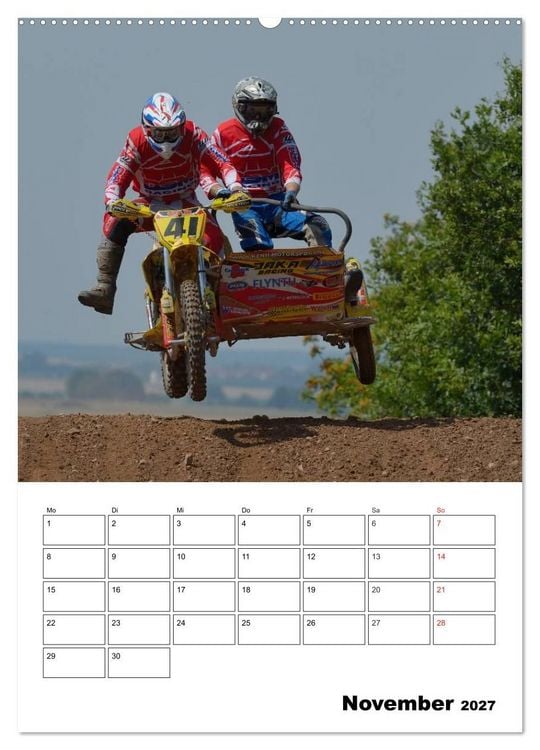 Produktbild: Motocross Terminplaner (hochwertiger Premium Wandkalender 2027 DIN A2 hoch), Kunstdruck in Hochglanz
