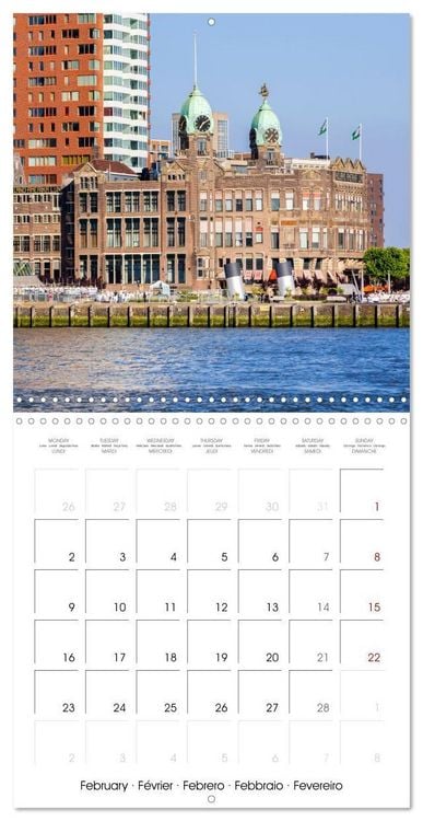 Produktbild: ROTTERDAM Highlights (Wall Calendar 2026 12 &times; 12 Inch) CALVENDO 12 Month Wall Calendar