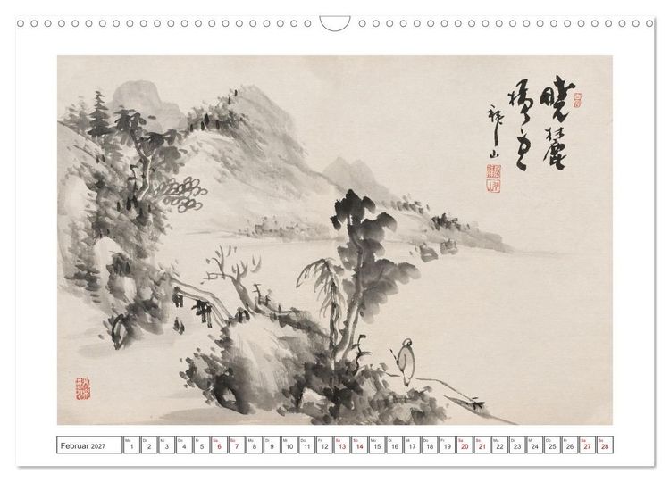 Produktbild: Yoshitsugu Haizan (Wandkalender 2027 DIN A3 quer), CALVENDO Monatskalender