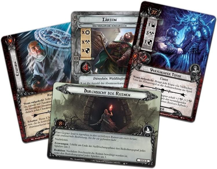 Produktbild: Herr der Ringe Das Kartenspiel - Angmar erwacht (Kampagnen-Erweiterung) DE