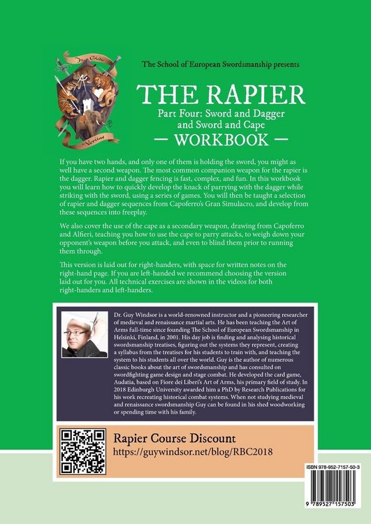 Produktbild: The Rapier Part Four Sword and Dagger and Sword and Cape Workbook