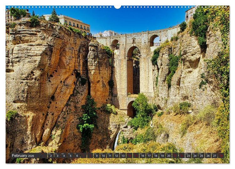 Produktbild: Andalusia sunny side of life (High Quality Premium Wall Calendar 2026 DIN A2 landscape),CALVENDO 12 Month Wall Calendar