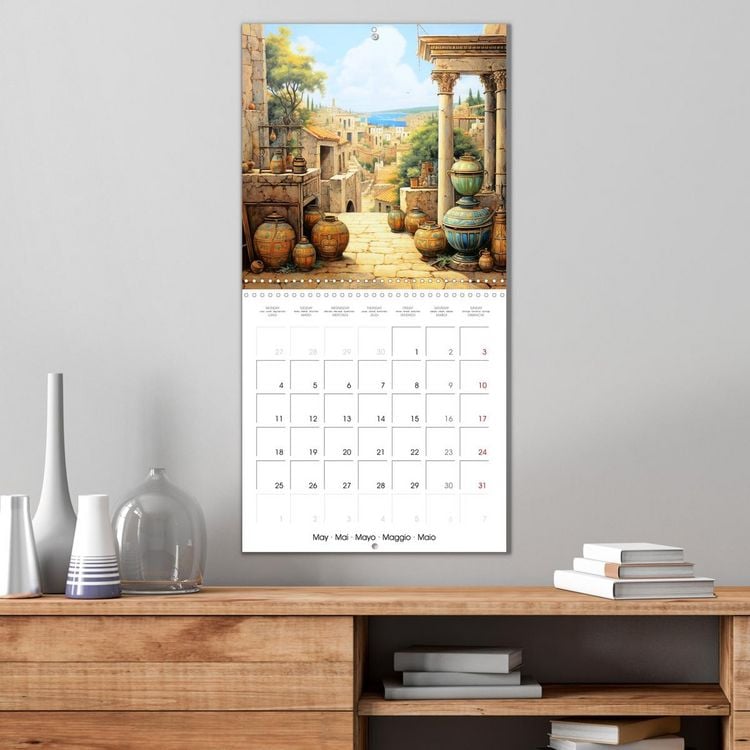 Produktbild: Scenes of Ancient Greece (Wall Calendar 2026 12 &times; 12 Inch) CALVENDO 12 Month Wall Calendar