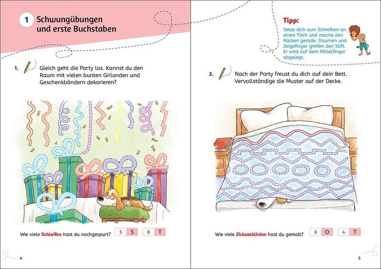 Produktbild: Lesel&ouml;wen Lernhilfen - Schreiben lernen - 1. Klasse