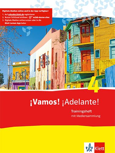 Produktbild: &iexcl;Vamos! &iexcl;Adelante! 4. Trainingsheft mit Mediensammlung 4. Lernjahr