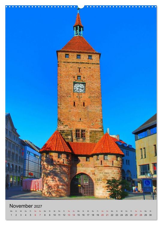 Produktbild: N&Uuml;RNBERG. Du bist so sch&ouml;n (hochwertiger Premium Wandkalender 2027 DIN A2 hoch), Kunstdruck in Hochglanz