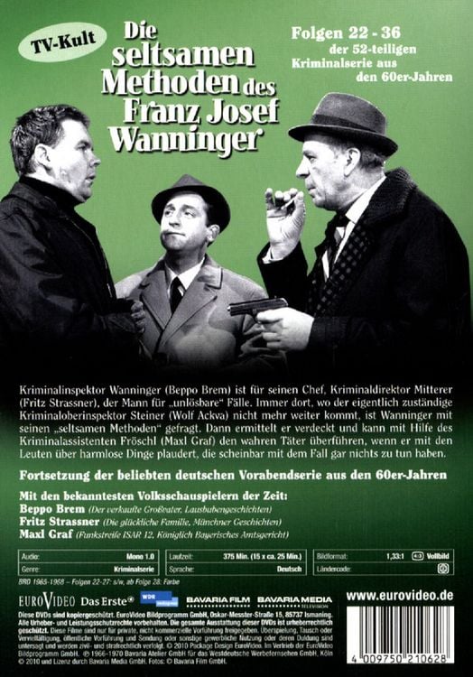 Produktbild: Die seltsamen Methoden des Franz Josef Wanninger Box 2 - Folgen 22-36 [3 DVDs]