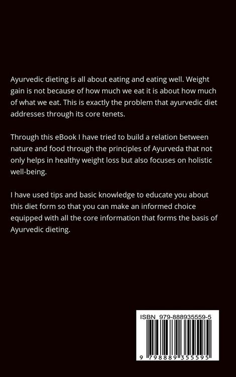Produktbild: Ayurvedic Diet for Weight Loss