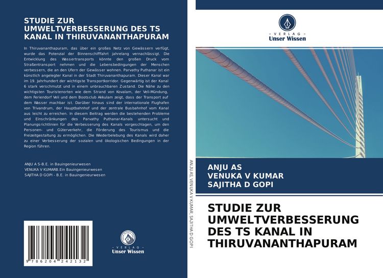 Produktbild: Studie Zur Umweltverbesserung des Ts Kanal in Thiruvananthapuram